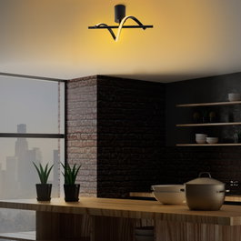 Opviq Lámpara de araña Lıkma - 13514 Negro